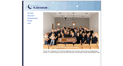 Desktop Screenshot of kieler-planetarium.de